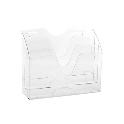Organifolder Sablon De Pared Cristal 3 Espacios - 3233Cr FullOffice.com