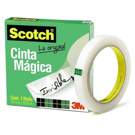 Cinta 3M Magica Adhesiva 810 24X65 Pza - 8102465 FullOffice.com