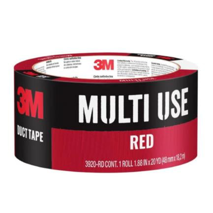 Cinta Sellaductos 3M Roja Multiusos Rollo 48Mmx18.2M 1 Pza - 3920R FullOffice.com