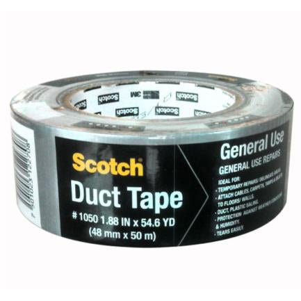 Cinta Sellaductos 3M Gris Multiusos Rollo 48Mmx50M 1 Pza - 1050 FullOffice.com