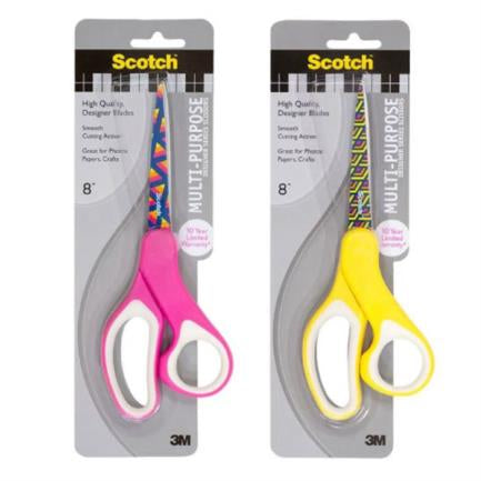 Tijera 3M Scotch 8" 1428-Pob Multipropósitos Con Diseños - 70007073656