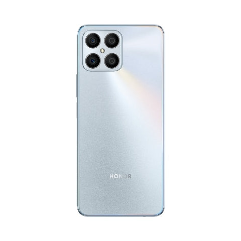 Smartphone Honor X8 6.7" 126Gb/6Gb Cámara 64Mp+5Mp+2Mp+2Mp/16Mp Snapdragon Android 11 Color Plata