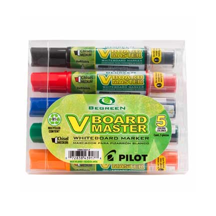 Marcador Pilot P/Pizarron Blanco Con 5 Piezas Surt. - 43820 FullOffice.com