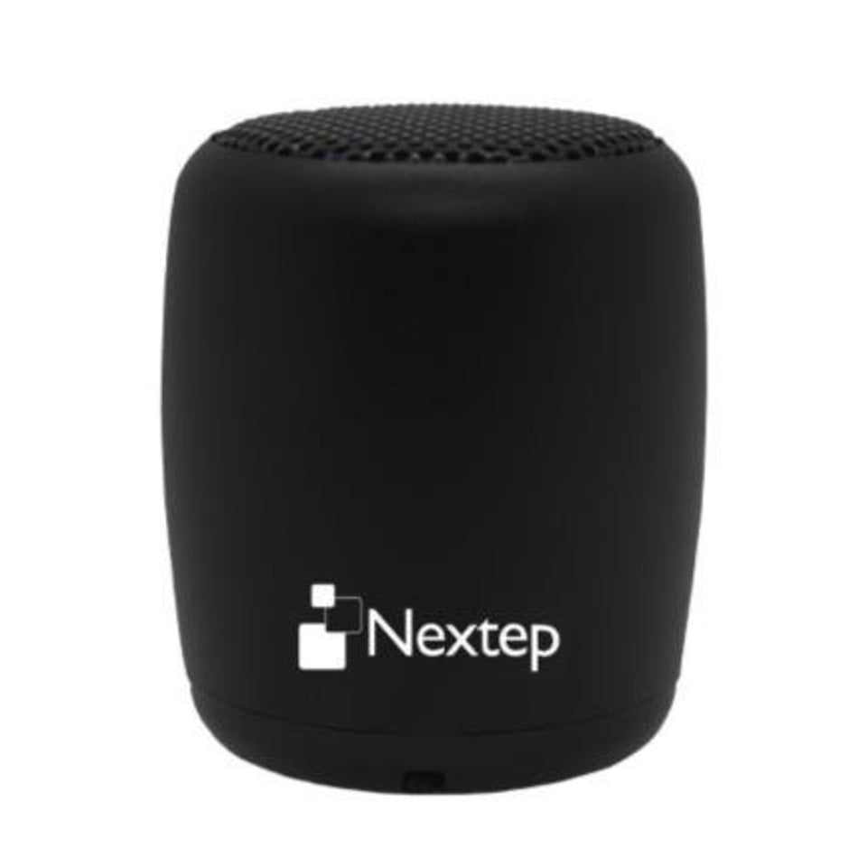 Mini Bocina Nextep Bluetooth Manos Libres Con Botón Para Selfies Color Negro - Ne-400 FullOffice.com