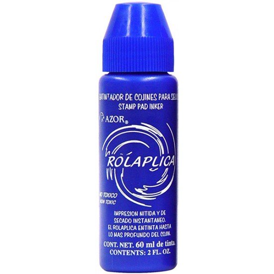 Tinta Rolaplica 587 Azul Sello 60Cc - 587Az