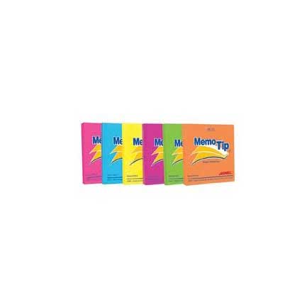 Notas Adhesivas Janel Memo Tip Neon 3X3 100H C/6 Piezas - 6560303797 FullOffice.com