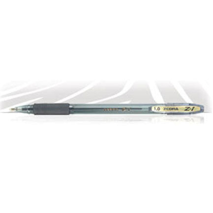 Boligrafo Zebra Z1 .7Mm Tinta Hibrida Negro C/12 - 7904-00 FullOffice.com