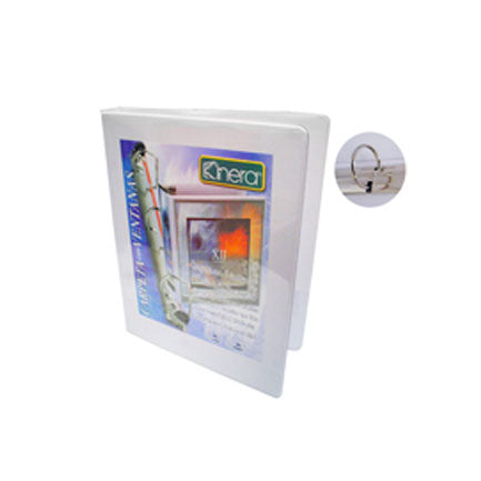 Carpeta Kinera Vinil Aro "D" 1" Blanca C/24 - 9111Bl