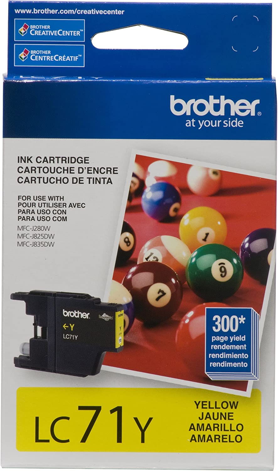 Tinta Brother Lc71Y Amarillo 300 Pag - Lc71Y