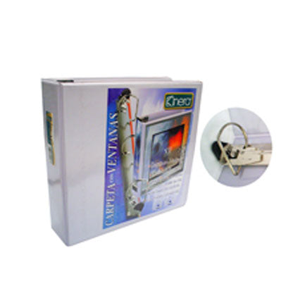 Carpeta Kinera Vinil Aro "D" 2" Blanca C/12 - 9211Bl