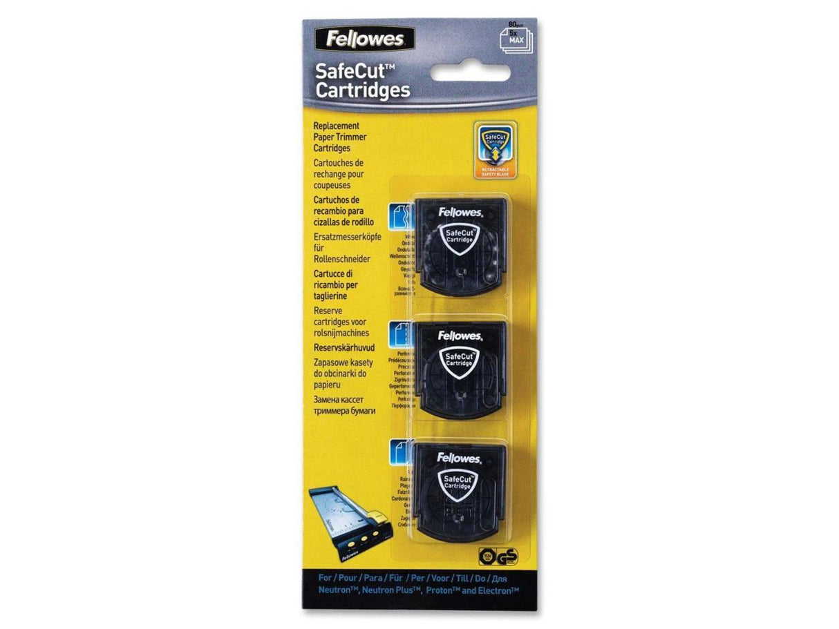 Cuchillas Fellowes Para Cortadora Neutron 3 Pack Surtidos - 5411304 FullOffice.com