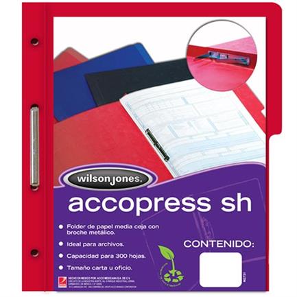 Carpeta Acco Press Mc P4557 Carta Rojo C/10 - P4557 FullOffice.com