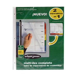 Separador Acco 442 Multidex Basic 5 Div C/24 - P0442 FullOffice.com
