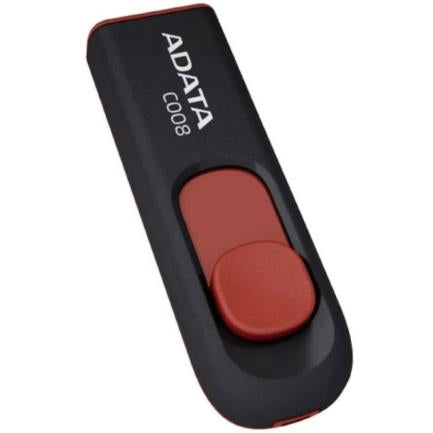 Memoria Usb Adata C008 16 Gb Color Negro-Rojo - Ac008-16G-Rkd FullOffice.com