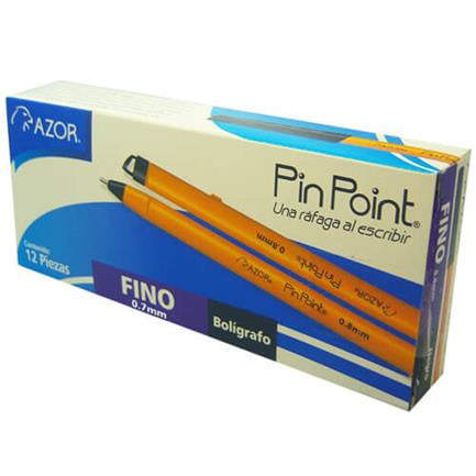 Boligrafo Pin Point P. Fino 0.7Mm Negro Caja C/12 - 6820Ne FullOffice.com