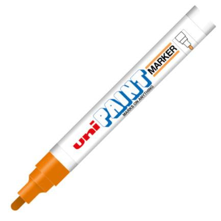 Marcador Azor Px-20 Uniball Paint Color Naranja C/12 Pzas - Px20Na