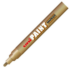 Marcador Azor Px-20 Uniball Paint Color Oro C/12 Pzas - Px20Or FullOffice.com