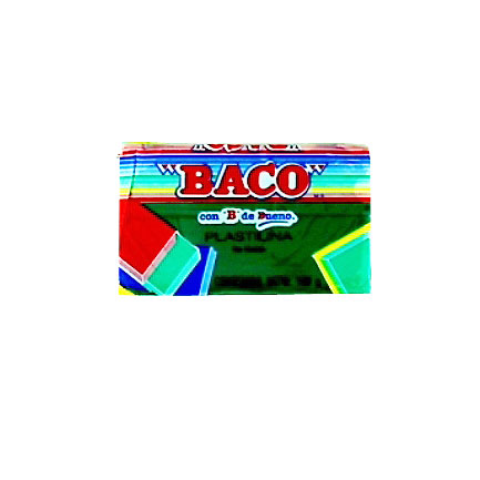 Plastilina Baco Marqueta 180Gr Verde Obscuro No.62 - Pl014 FullOffice.com