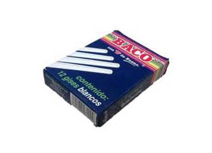 Gis Baco Blanco C/12 Pzas - Gs001 FullOffice.com