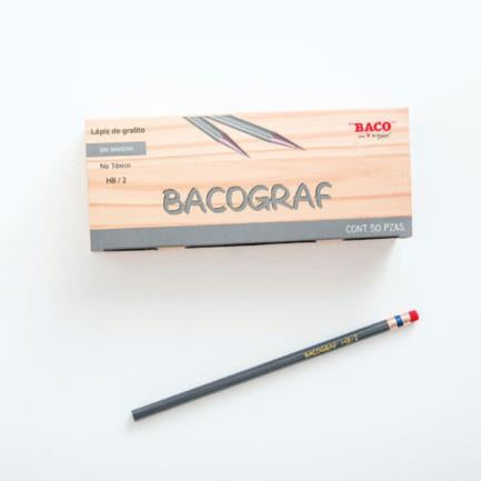Lapiz Baco Gris C/50 - Lp051 FullOffice.com