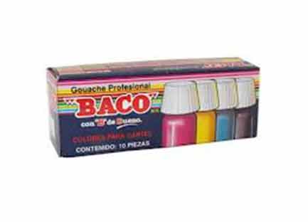 Pintura Baco P/Cartel 20Ml Violeta #60 Pqte/10 - Pn012 FullOffice.com
