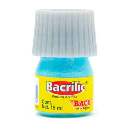 Pintura Baco Acrílica Azul Pastel 15Ml C/10 - Pn095 FullOffice.com