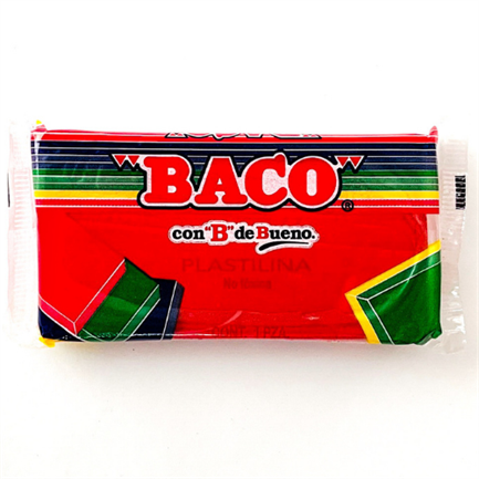 Plastilina Baco Marqueta 180Gr Rojo No.54 - Pl006 FullOffice.com