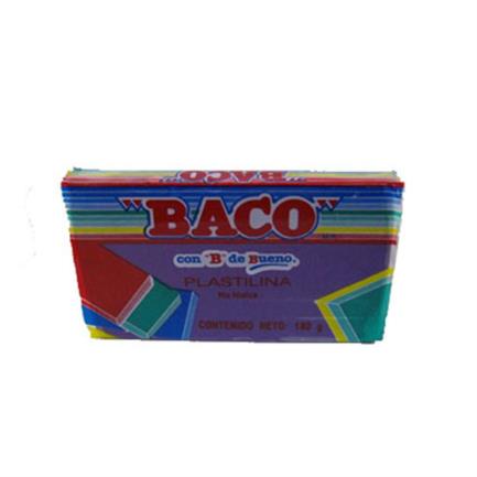 Plastilina Baco Marqueta 180Grs Color Lila - Pl046 FullOffice.com