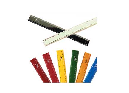 Regla Baco Negra 30Cms - R-5030 Negra FullOffice.com