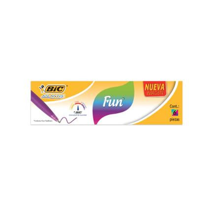BOLIGRAFO BIC RETRACTIL ATLANTIS FUN 1.0 C/6. - BIC - BOLIGRAFOS - FullOffice.com