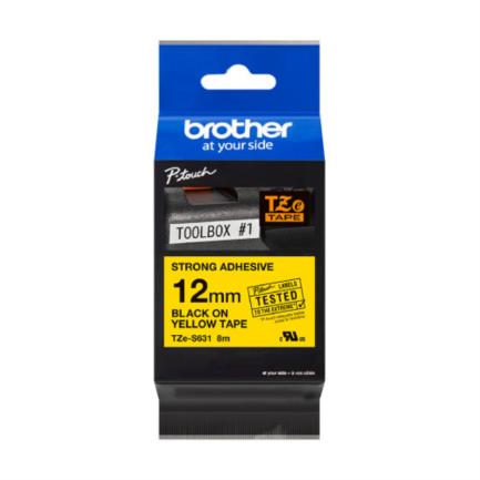 Cinta Brother Tzes631 Laminada Súper Adhesiva Para Rotulador - Tzes631 FullOffice.com