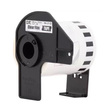 Cinta Etiquetadora Brother Dk2113 Transparente 62Mmx15.2M - Dk2113 FullOffice.com