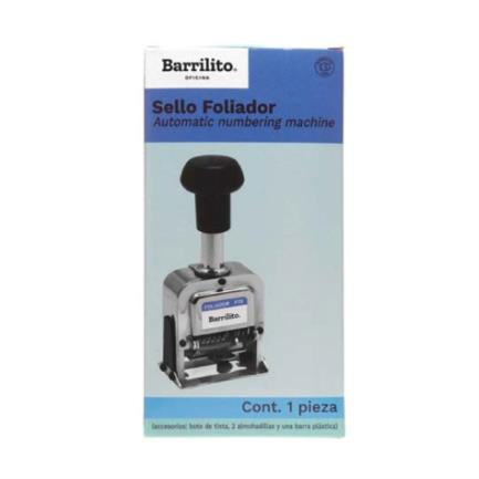Foliador Barrilito 6 Dígitos - F70 FullOffice.com