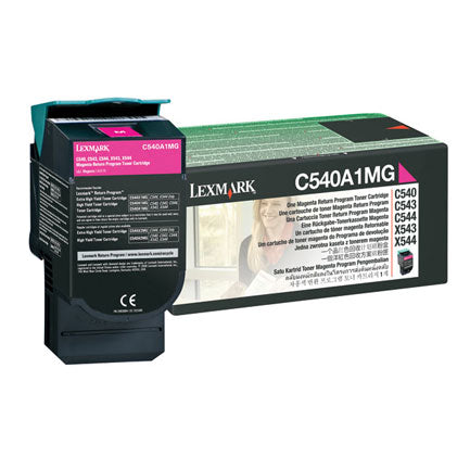 Toner Lexmark Magenta Return C540/43/44 X543/544 - C540A1Mg