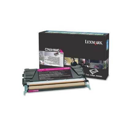 Toner Lexmark Magenta C748 Alto Rendimiento Program - C748H1Mg