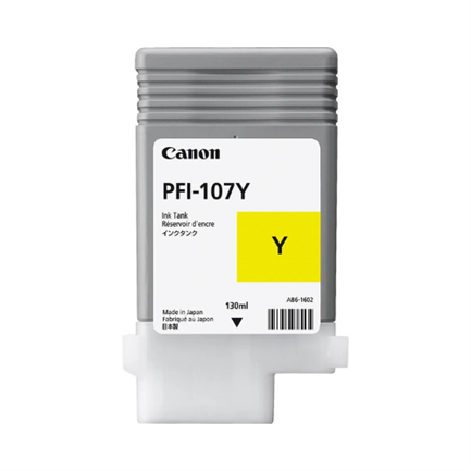 Tanque Tinta Canon Amarillo Pfi-107Y 130Ml - 6708B001Aa