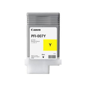 Canon PFI-007Y cartucho de tinta Original Rendimiento estándar Amarillo, Tinta a base de pigmentos
