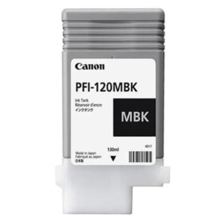 Canon PFI-120MBK cartucho de tinta 1 pieza(s) Original Negro mate, Tinta a base de pigmentos, 130 ml