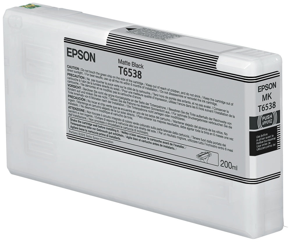 Tinta Epson Stylus Pro 4900 Negro Mate (200 Ml.) - T653800