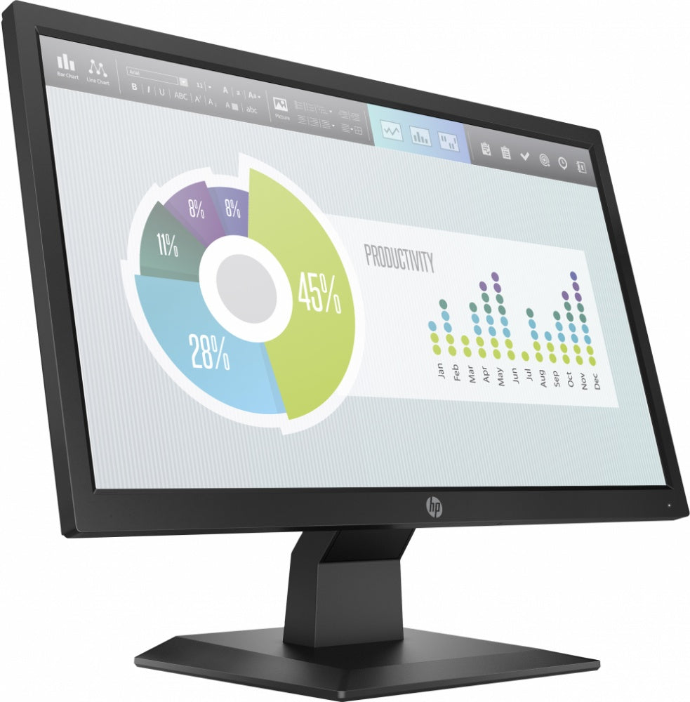 Monitor Hp Led P204V Hd+ 19.5" Resolución 1600X900 Panel Tn - 5Rd66Aa#Abm