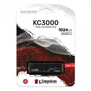 Kingston Technology 1024G KC3000 M.2 2280 NVMe SSD
