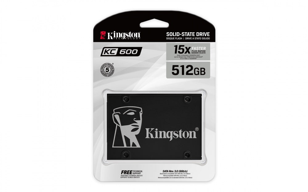 Unidad De Estado Sólido Kingston Skc600 512 Gb Ssd Sata3 2.5" - Skc600/512G