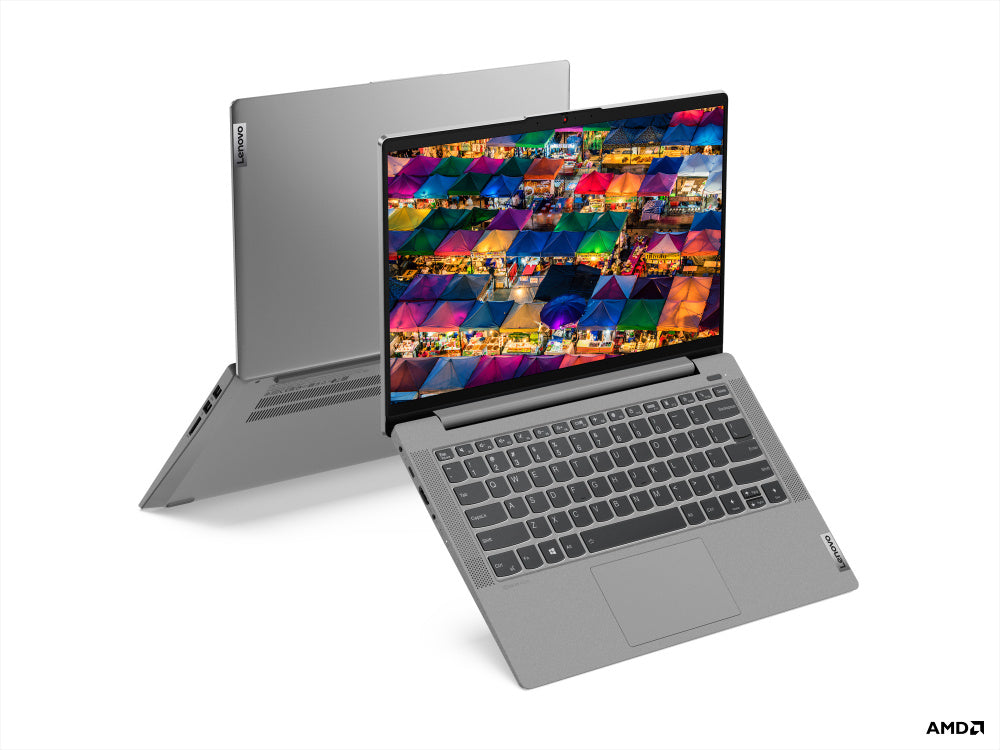 Laptop Lenovo Ideapad 5-14Alc05 14" Amd R5 5500U Disco Duro 256 Gb Ssd Ram 8 Gb Windows 11 Home Color Gris Platino - 82Lm00Sllm