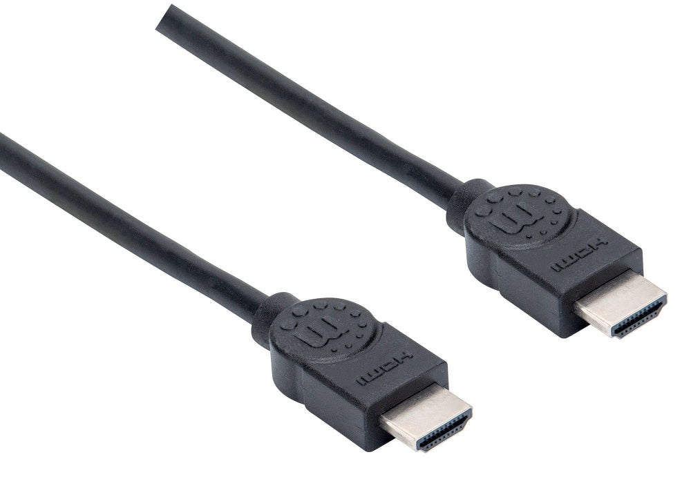 Cable Manhattan Hdmi 1.3 M-M Alta Velocidad Blindado 1.5M Color Negro - 355308 FullOffice.com