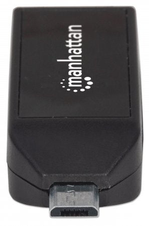 Lector De Tarjetas Manhattan Otg 24 En 1 Con Puerto Usb 2.0 Color Negro - 406222 FullOffice.com