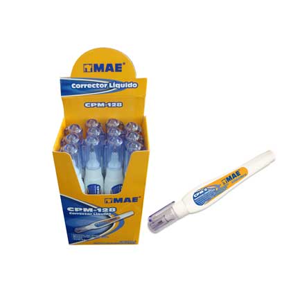 Corrector Mae Tipo Pluma 8 Ml C/12 - Cpm-128