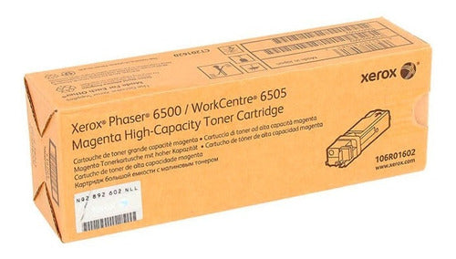 Toner Xerox Phaser 6500 Magenta 2500 Pag - 106R01602