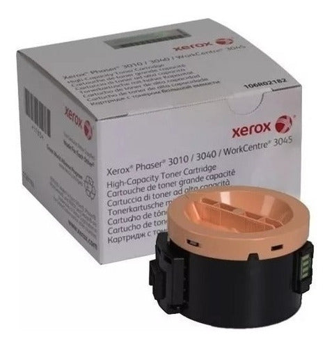 Toner Xerox Phaser 3040_B/3010_B Capacidad 1K Negro - 106R02180