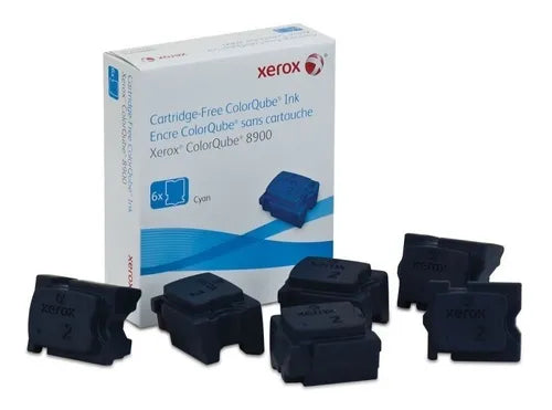 Tinta Xerox Colorqube Cyan 8900 (6 Barras) - 108R01022