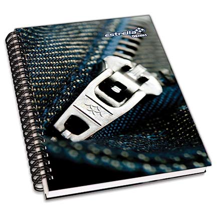 Cuaderno Estrella Francesa Pasta Dura D. Wire-O 180H Raya - 622 FullOffice.com